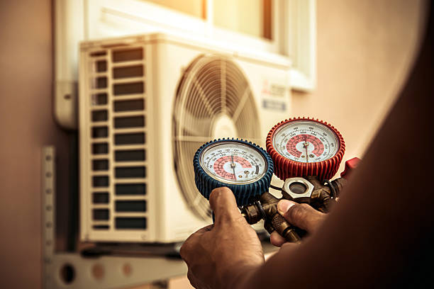 Professional Hvac technician working in Grantham, PA